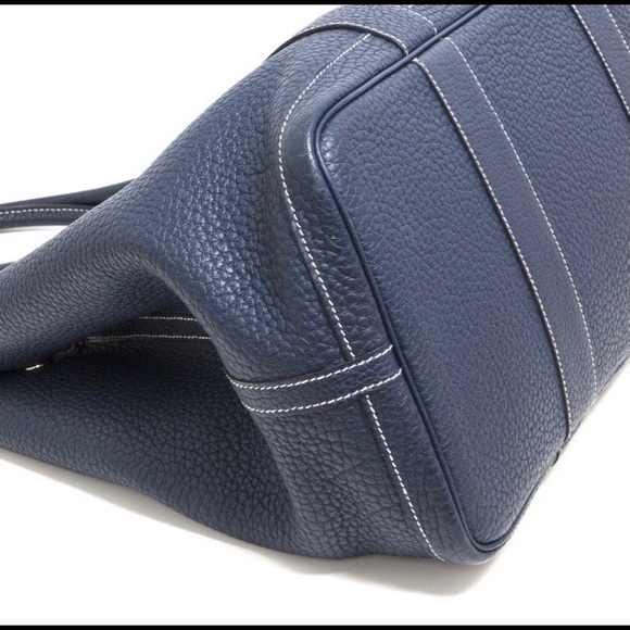 Hermes Bleu de Prusse Negonda Garden Party 36 - Picture 11 of 12